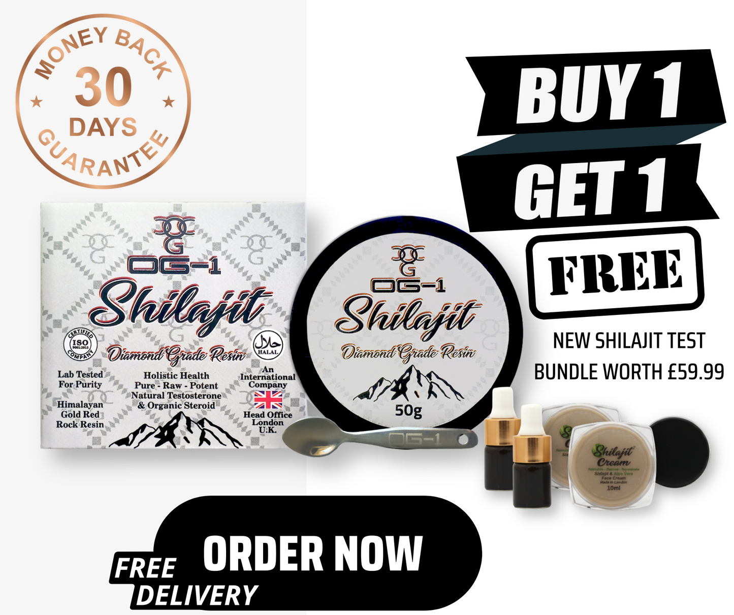 OG1 50G + FREE Mini Starter Pack & 25% OFF Code