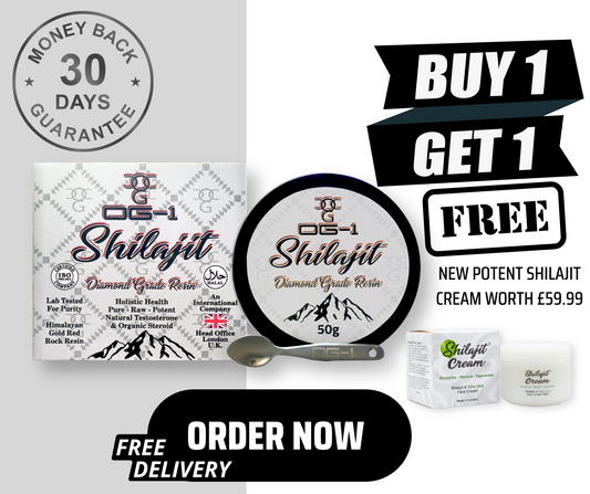OG1 50G + FREE Shilajit Cream Offer - Limited Time Bundle