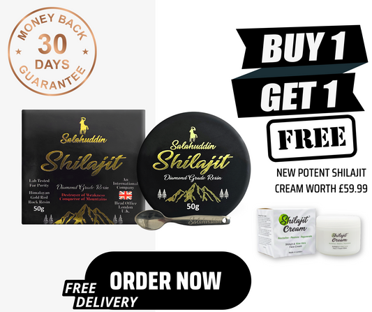 Salahuddin 50G + FREE Shilajit Cream Offer - Limited Time Bundle